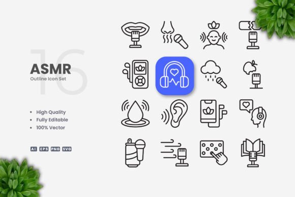 ASMR Icons: Clean Graphics for Local Branding