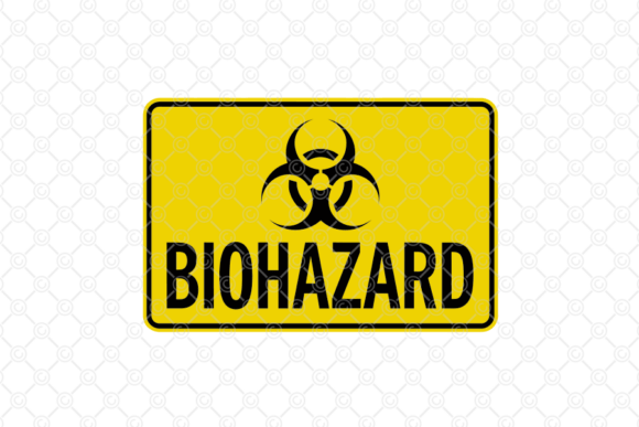 Biohazard Sign SVG: Graphics for Crafts & Content