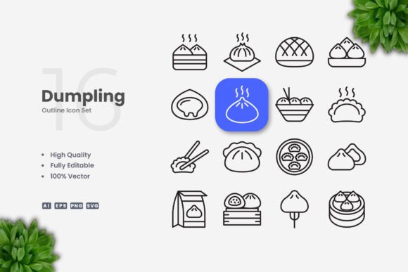 Dumpling Icons: Graphics for Modern Design