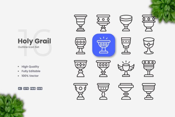 Holy Grail Icons: Graphics and Icons for Modern Design