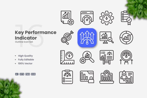 Key Performance Indicator Icons: Graphics and Icons for Local Business