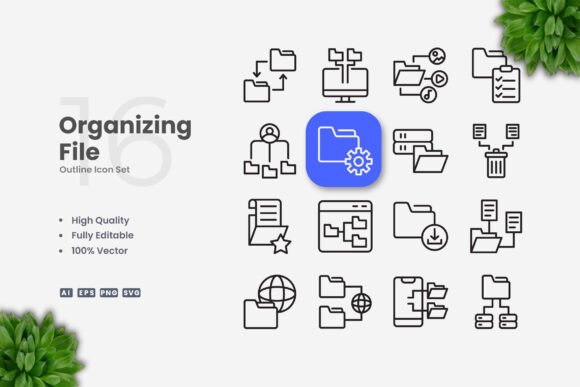 Organizing File Icons: Graphics and Icons for Crafting