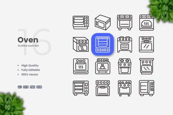 Oven Icons: Graphics for Real Business